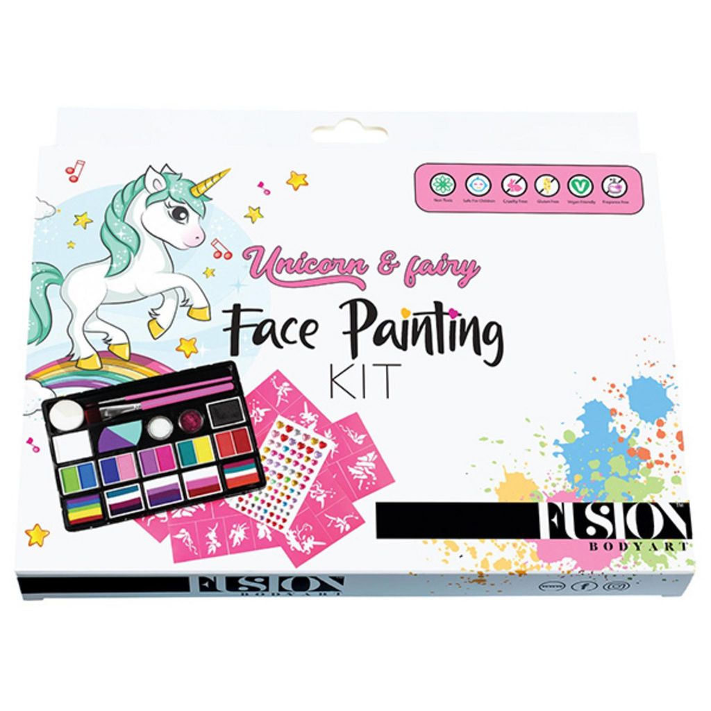 Paleta do malowania twarzy Fusion Body Art z motywem Zdjęcie produktu 