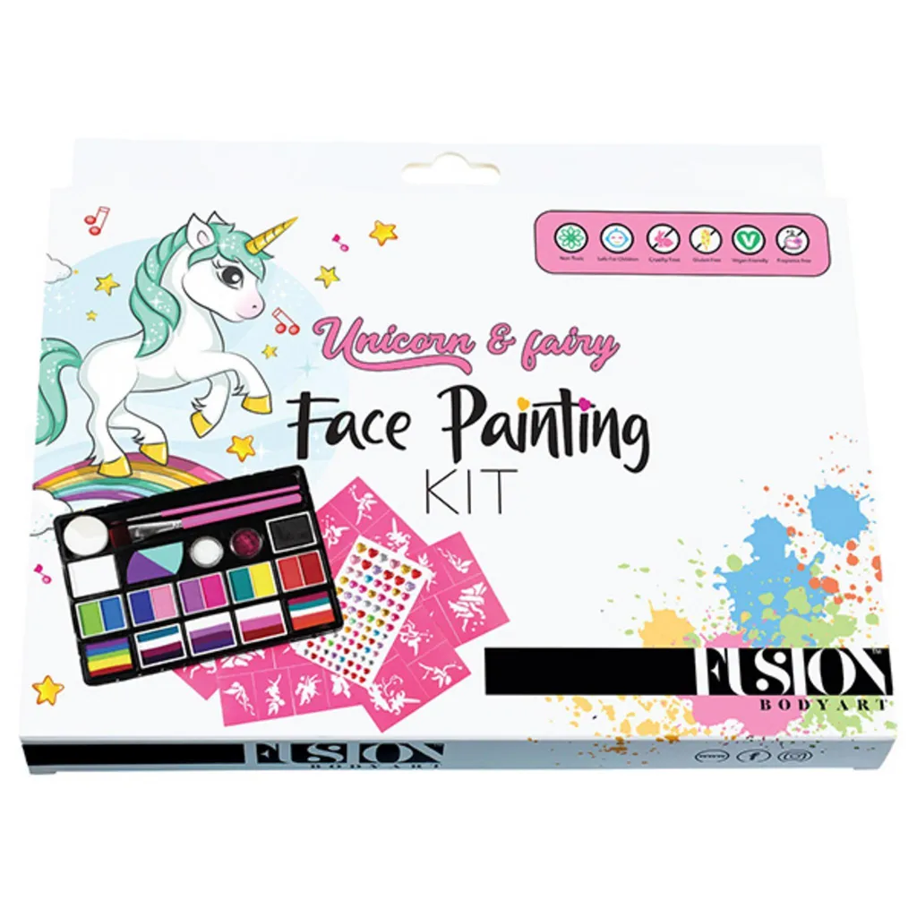 Maquillage Fusion Body Art split cakes aux couleurs intenses et douces