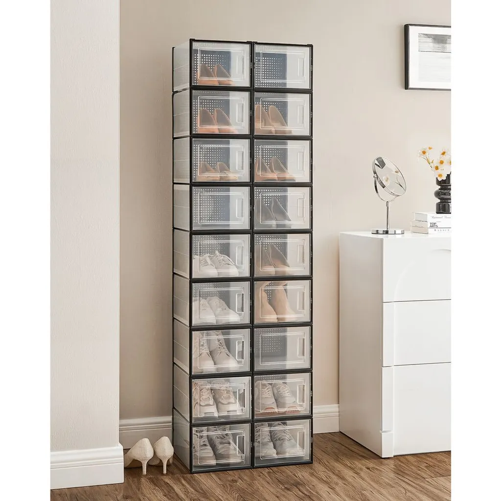 Pack de 12 Boîtes de Rangement pour Chaussures - Gain de Place Idéal - 4