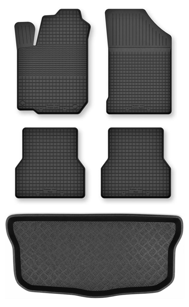 Gummimatten + Kofferraumwanne für Citroen C1 II ab 2014 Produktbild 
