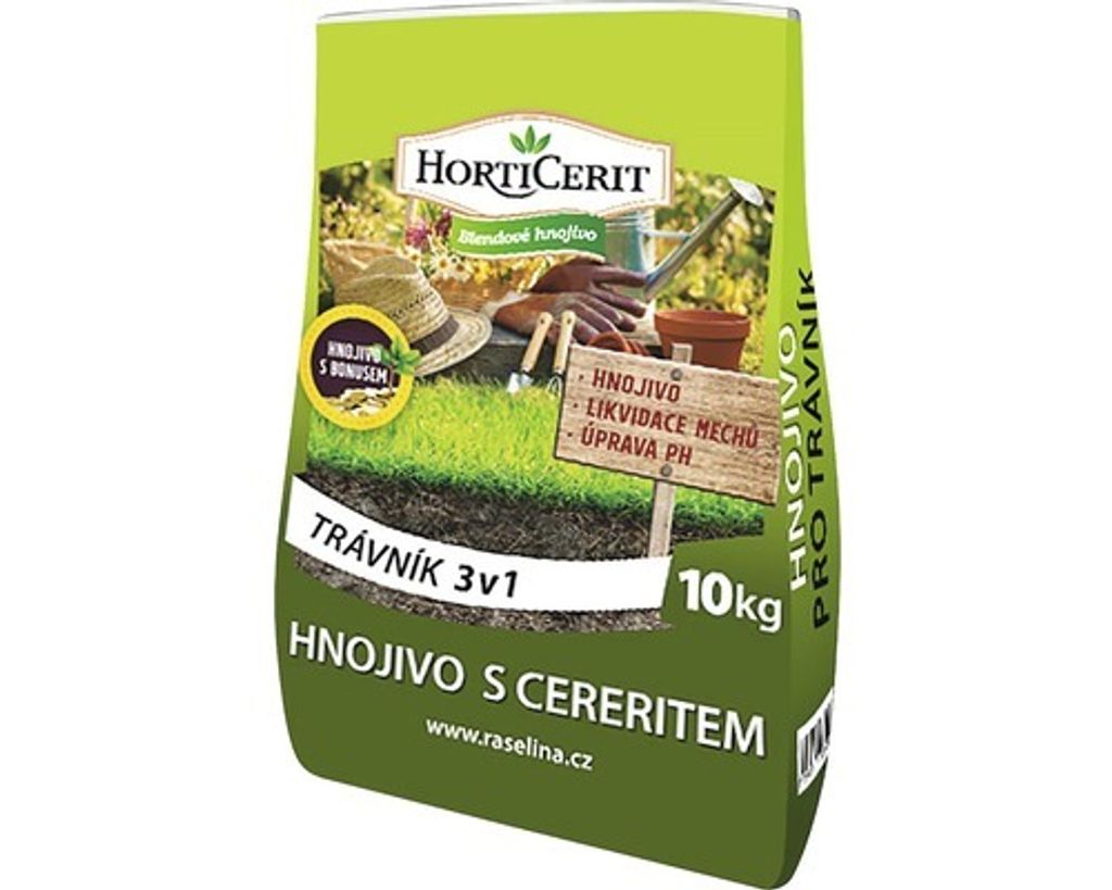 Nohel Garden Hnojivo RAŠELINA HORTICERIT na trávník 3v1 Obrázek produktu 