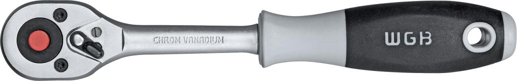 WGB Hebelumschaltknarre 1/4'' 72 Zähne, Chrom-Vanadium, 182mm