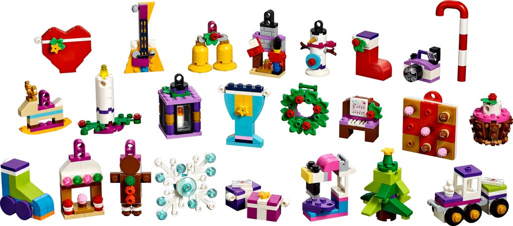 Adventní kalendář Lego Friends 41353 s vánočními ozdobami, Obrázek produktu 2