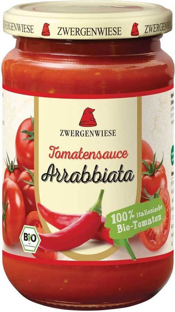 Zwergenwiese Tomatensauce Arrabbiata  350g Produktbild 
