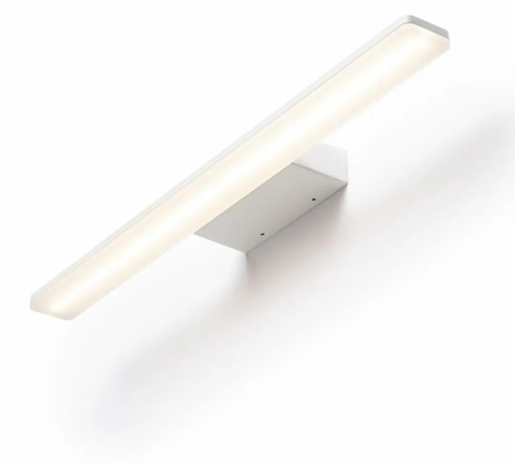 Réglette LED de Salle de Bain MAREA 60 Blanche IP44 avec Éclairage Doux