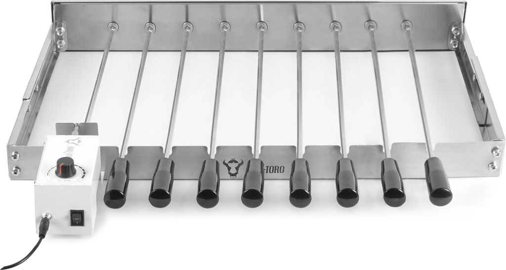 BBQ-Toro Grillaufsatz Edelstahl, 56x26-40cm, Motor links, 9 Produktbild 