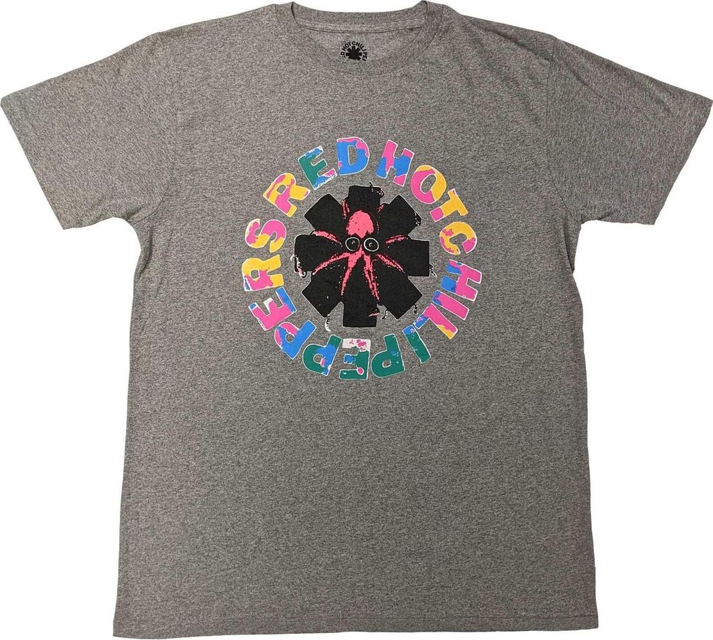 Red Hot Chilli Peppers - T-Shirt für Herren/Damen Uni RO5619 (XXL) (Grau)