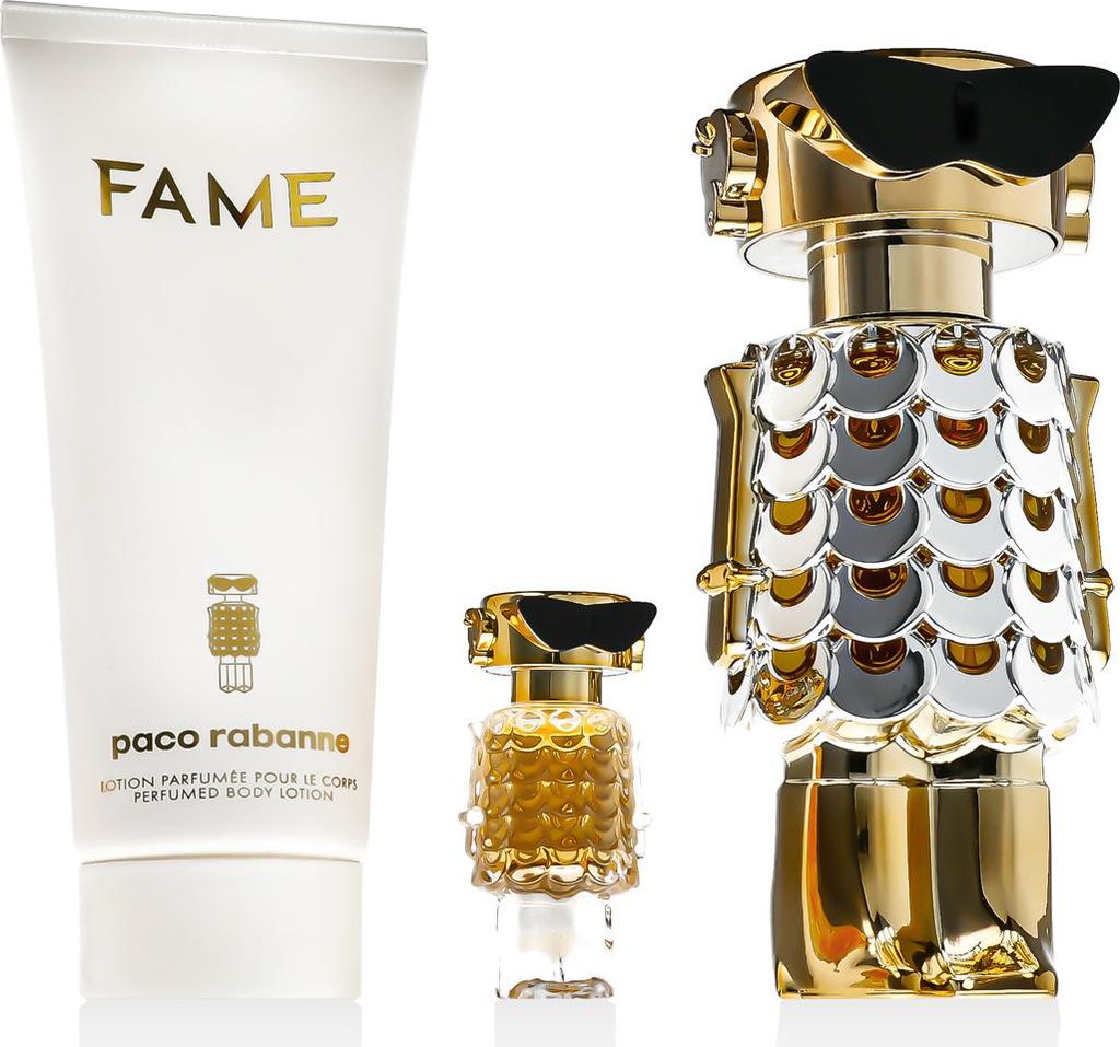 Paco Rabanne Fame Eau De Perfume Spray 80ml Set 3 Pieces