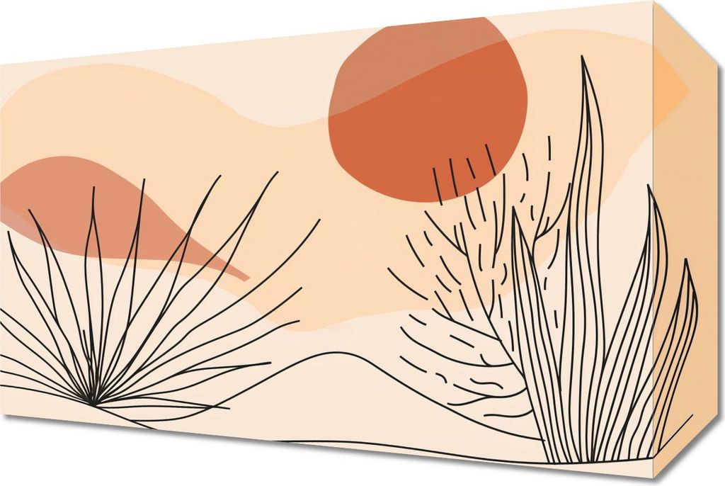 Bild 30x20cm Weiche Vegetation