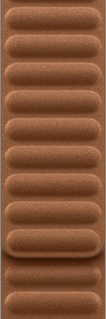 Bracelet Apple Watch en Polyester Tissé Caramel - Accessoire de Luxe