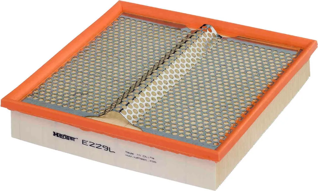 HENGST FILTER E229L Filtre à air haute capacité à structure renforcée