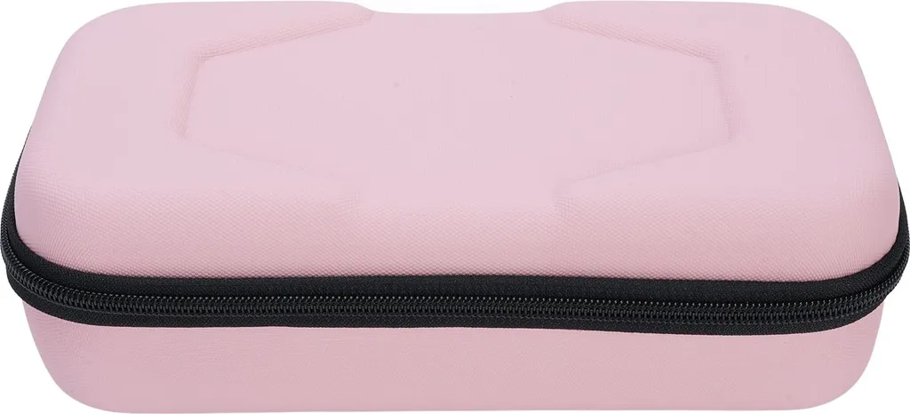 Étui Switch OLED Rose en EVA-PU avec Rangement 20 Cartes Haute Qualité