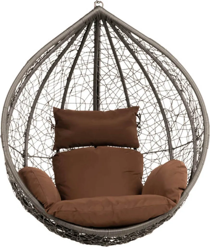 HOME DELUXE CIELO Chaise suspendue en polyrotin design - Panier seul