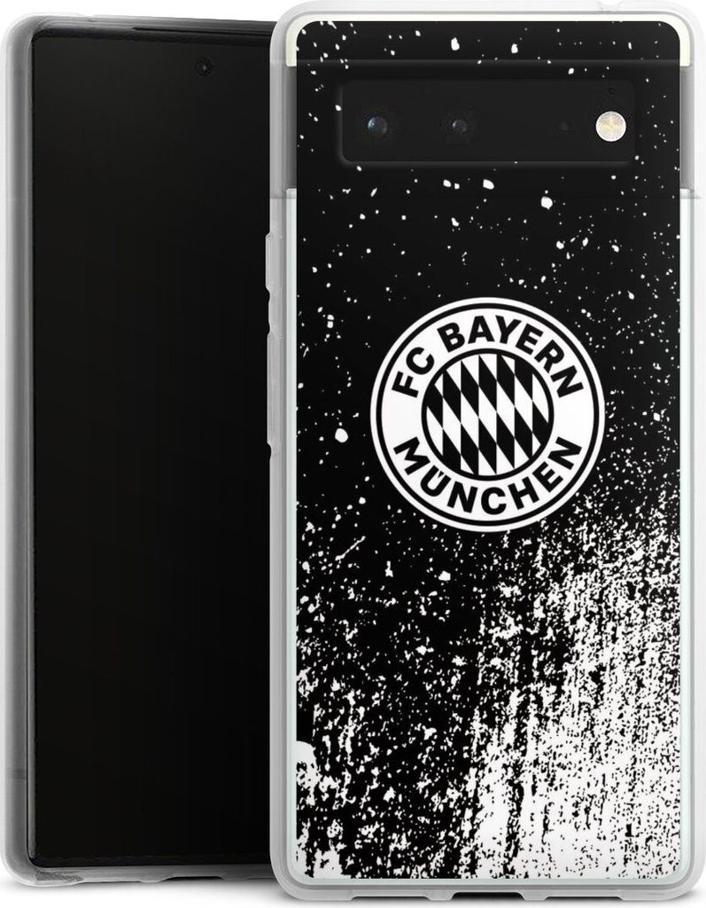 DeinDesign Handyhülle für Google Pixel 6 Silikon Hülle Case Smartphone Schutzhülle FC Bayern München FCB Offizielles Lizenzprodukt