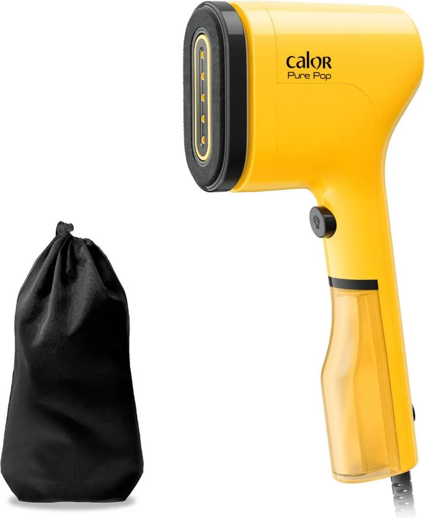 Défroisseur vapeur Calor Pure Pop Jaune 1300W avec tête réversible DT2022