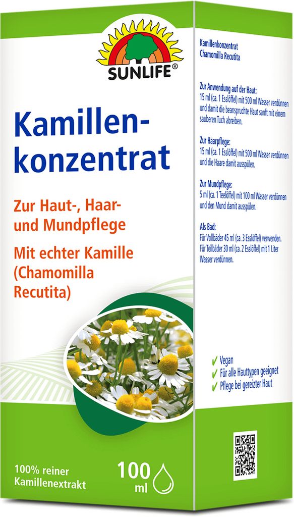 Sunlife Camomile Concentrate 100ml butelka Zdjęcie produktu 