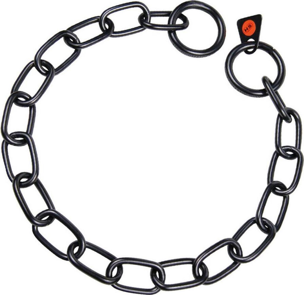 Chaîne en acier inoxydable noir 3MM X 39CM. ESLABONE COURTE Image du produit 