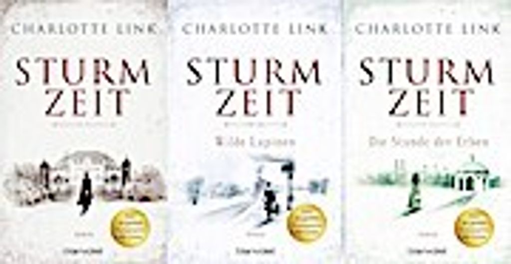 Sturmzeit (Band 1, 2 und 3)- Klassische Romane drei Fälle im Geschenk Set von Charlotte Link