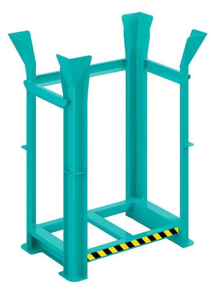 RR Industrietechnik Paletten Richtgestell RRG-10 BxTxH 1340x940x1930 mm RAL 5018 Türkisblau