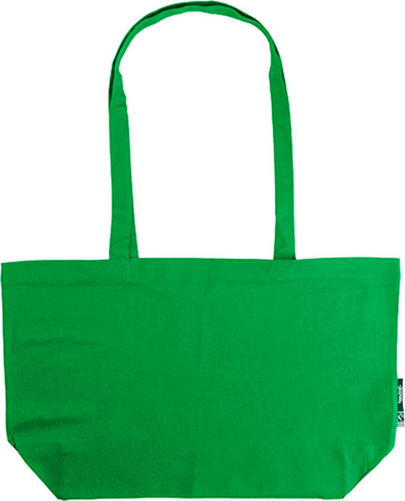 Neutral Shopping Bag With Gusset