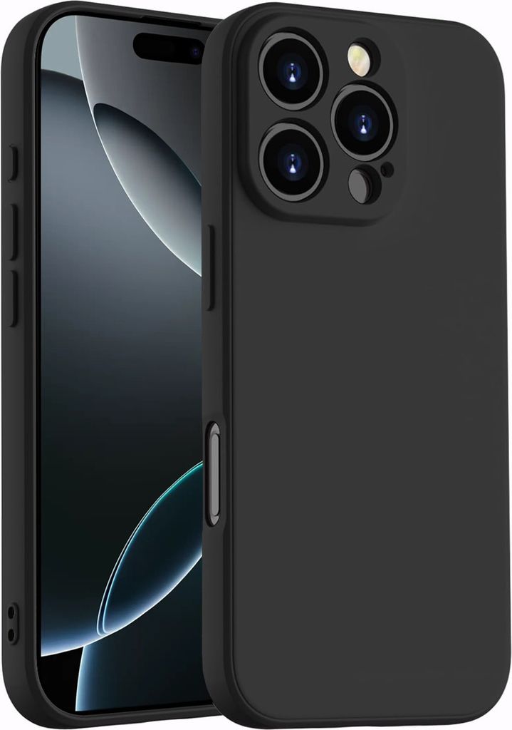 Hülle für iPhone 16 Pro Slim Liquid Silikon Gel Gummi Produktbild 