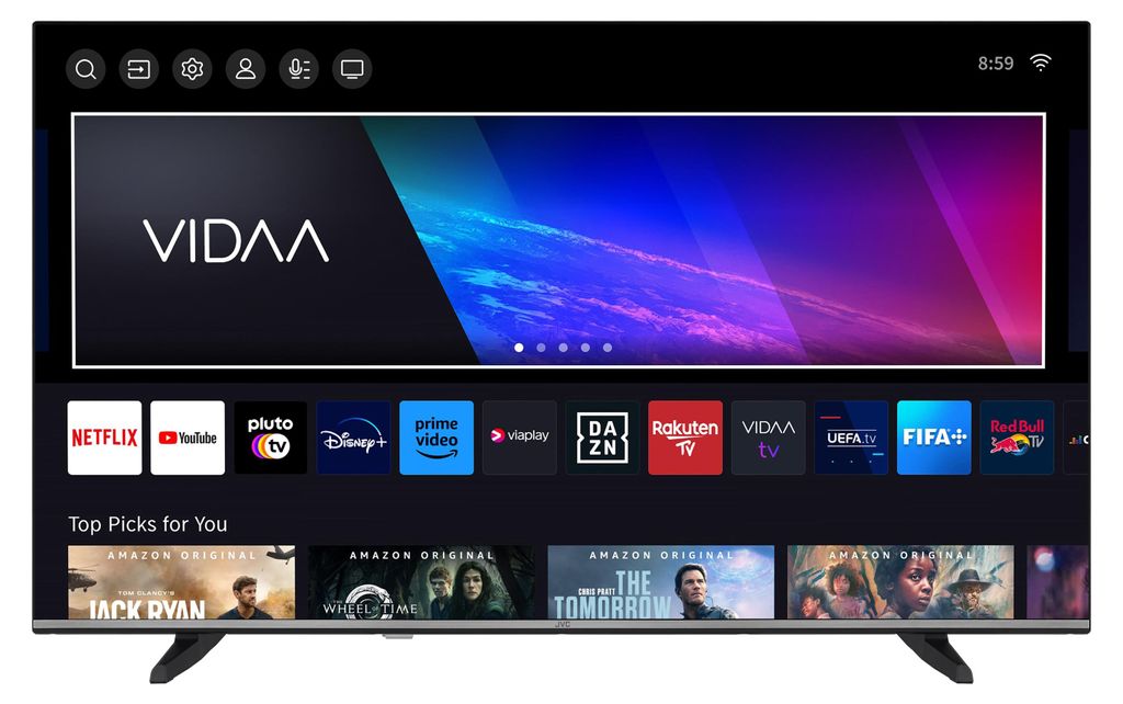 JVC LT-50VD3555 Fernseher 50 Zoll Smart TV VIDAA 4K UHD, Produktbild 