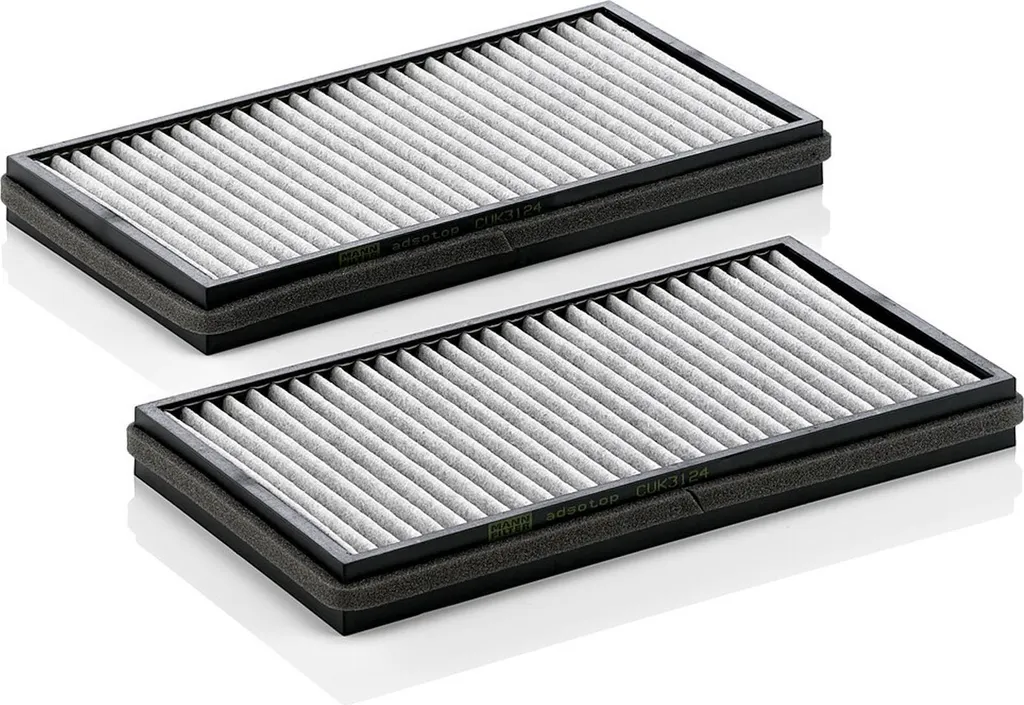 Filtre à pollen avec charbon actif CUK 3124-2 compatible série BMW