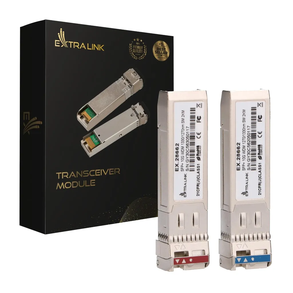 Kit Moduli Extralink SFP+ 10G WDM BiDi 2km Monomodale LC