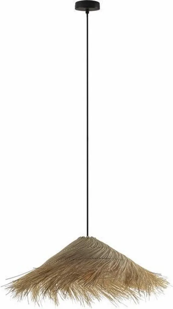 Suspension Cosma Reality en osier bronze E27 120x62cm - Lustre Design
