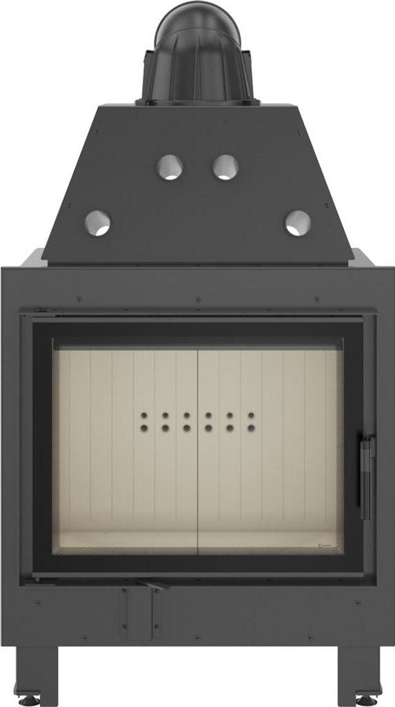 Kamineinsatz aus Stahl KRATKI MBA 17 kW Ø 200