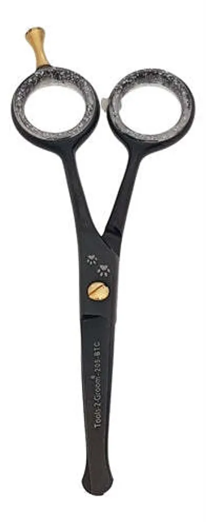 Ciseaux courbés 205-Btc Black Edge Tools-2-Groom avec lames de haute précision