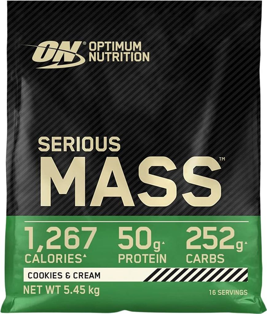Optimum Nutrition Serious Mass (12lbs) Cookies & Cream - Produktbild 