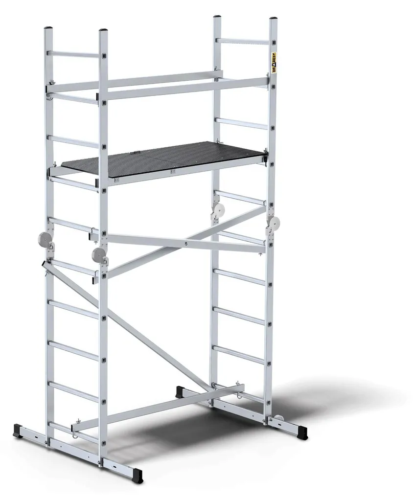 Drabest Échafaudage Aluminium Multifonction 150kg - Plateforme de Travail