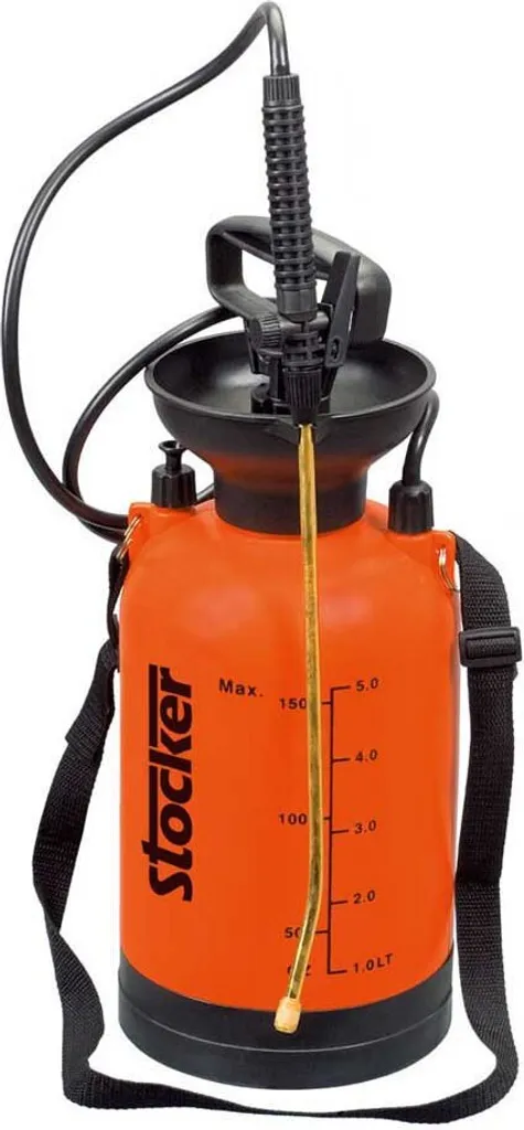 Pulvérisateur manuel à pression 5 L Stocker avec lance en aluminium