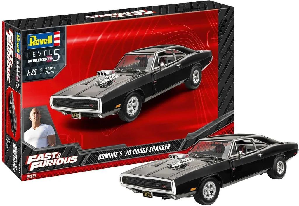 Dodge Charger Dominic Toretto 1:25 Cadeau Modélisme Fast & Furious