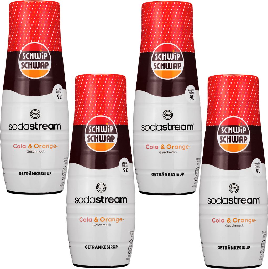 SodaStream Sirop pour boissons Schwip Cola Orange, 440ml, 4 Image du produit 