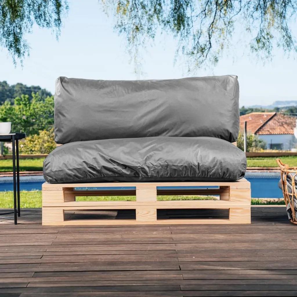 Coussin Palette Imperméable - Solution Déhoussable pour Salon Jardin - 8