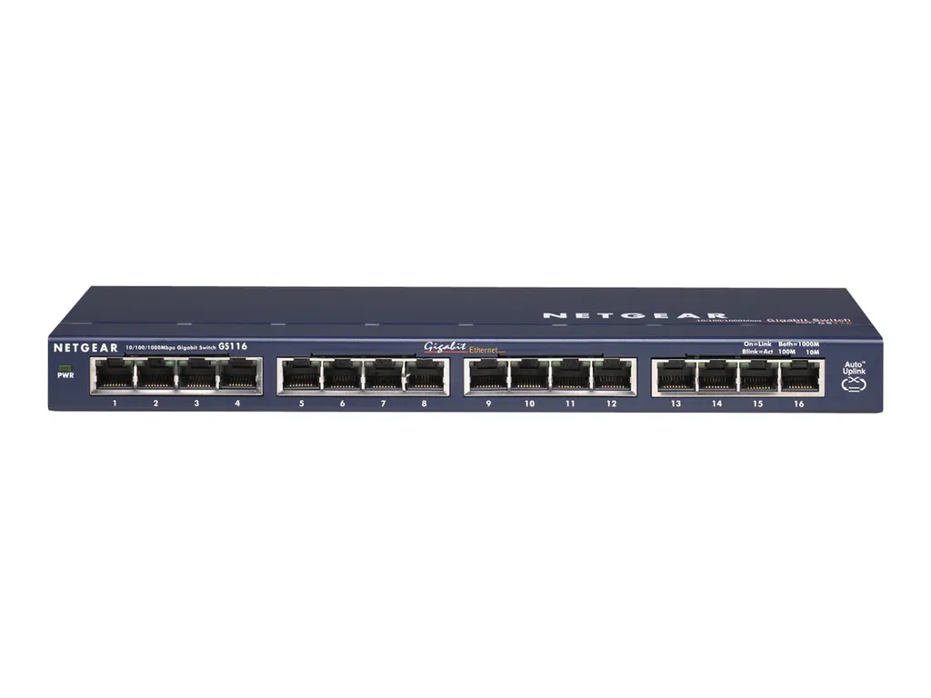 Éliminez les Lenteurs Réseau avec le Switch 16 Ports Gigabit NETGEAR GS116GE