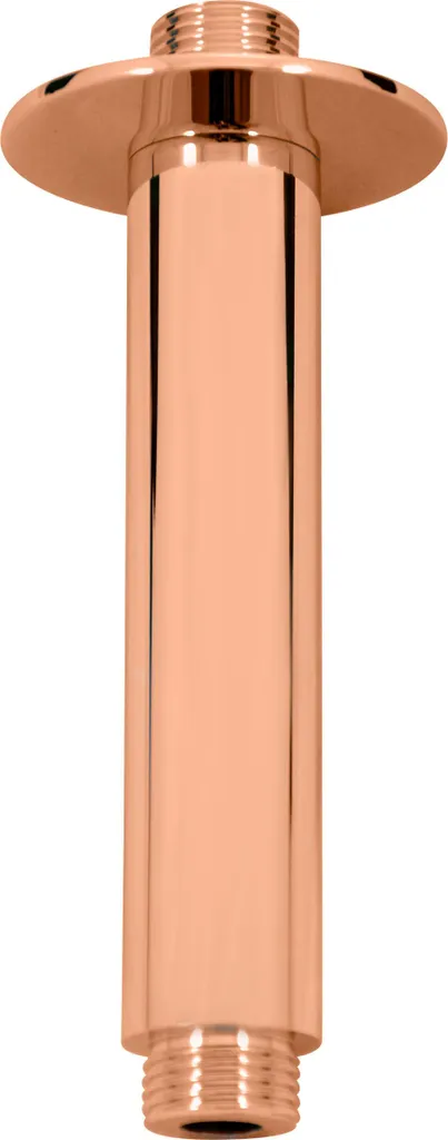 Support de douche stable or rose brossé : fini les douchettes qui tombent