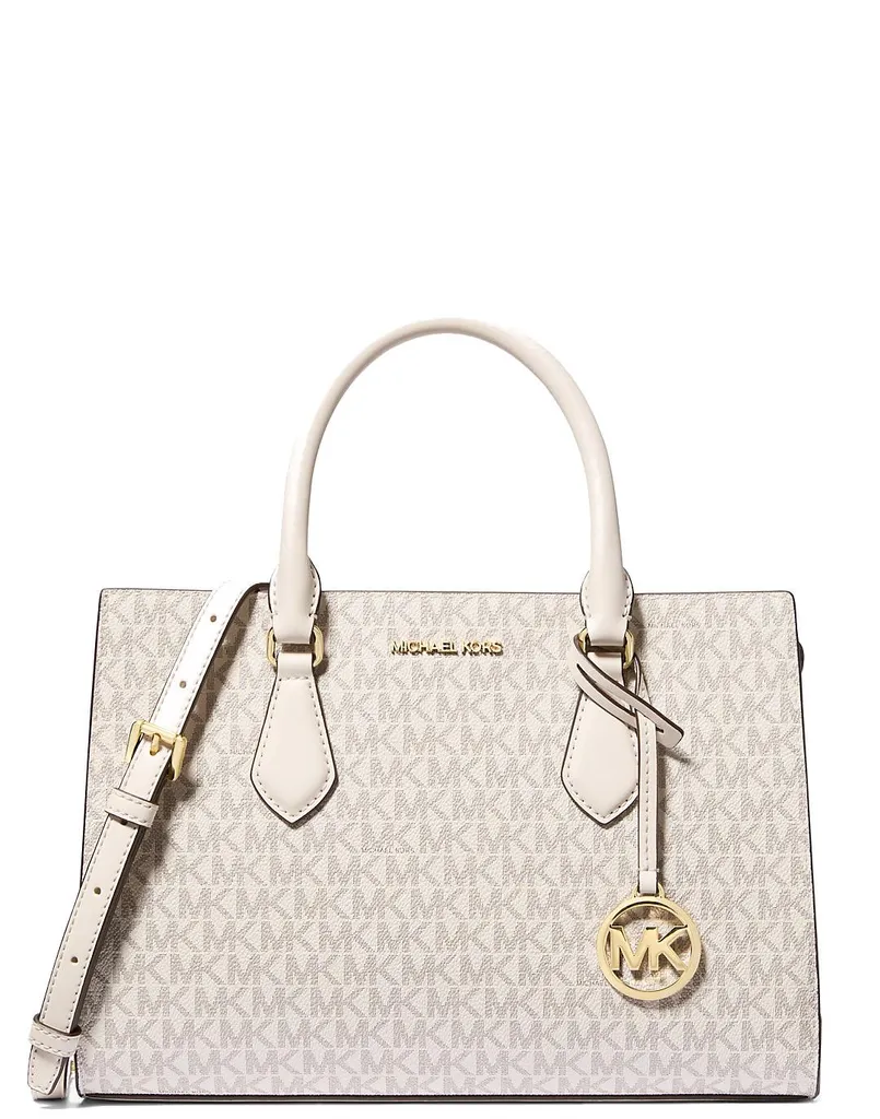 Sac Michael Kors Sheila 35S3G6HS2B Crème avec finitions dorées luxe