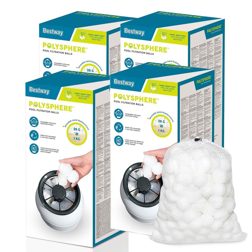 Bestway Polysphere Filterbälle 2000 g für Sandfilteranlage Produktbild 