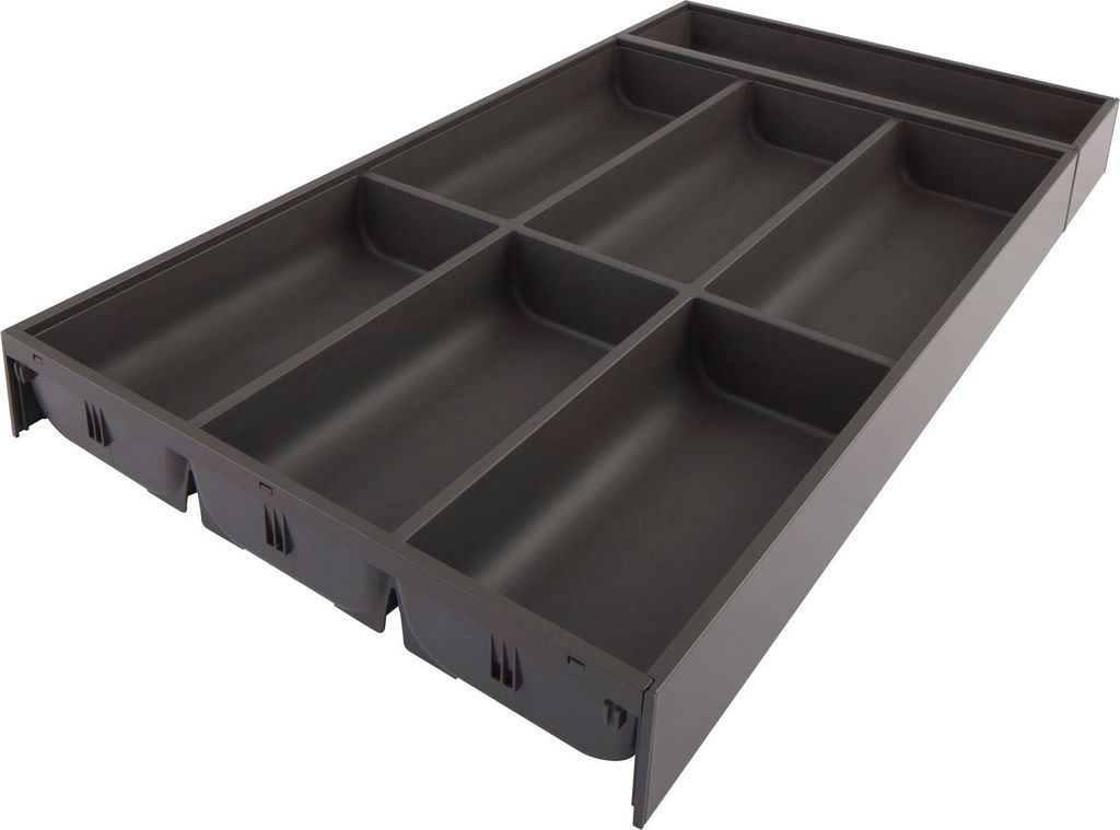 Blum Ambia-Line Besteckkasten 574x300x50, Stahl oriongrau matt