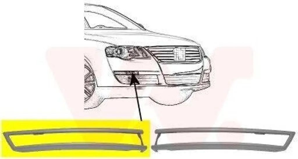 Ricambio Carrozzeria VAN WEZEL 5839586 per VW Passat B6 2005-2010