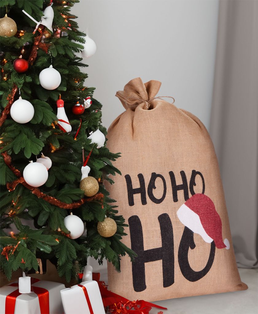 BRUBAKER Vánoční pytel Ho Ho Ho - 80 cm | Kaufland.cz