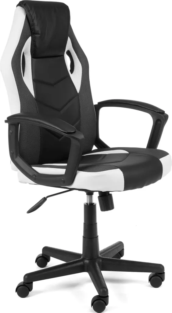 Akord Sedia Da Gaming Bianca 65x65 cm | Poltrona Ergonomica Pro Gaming
