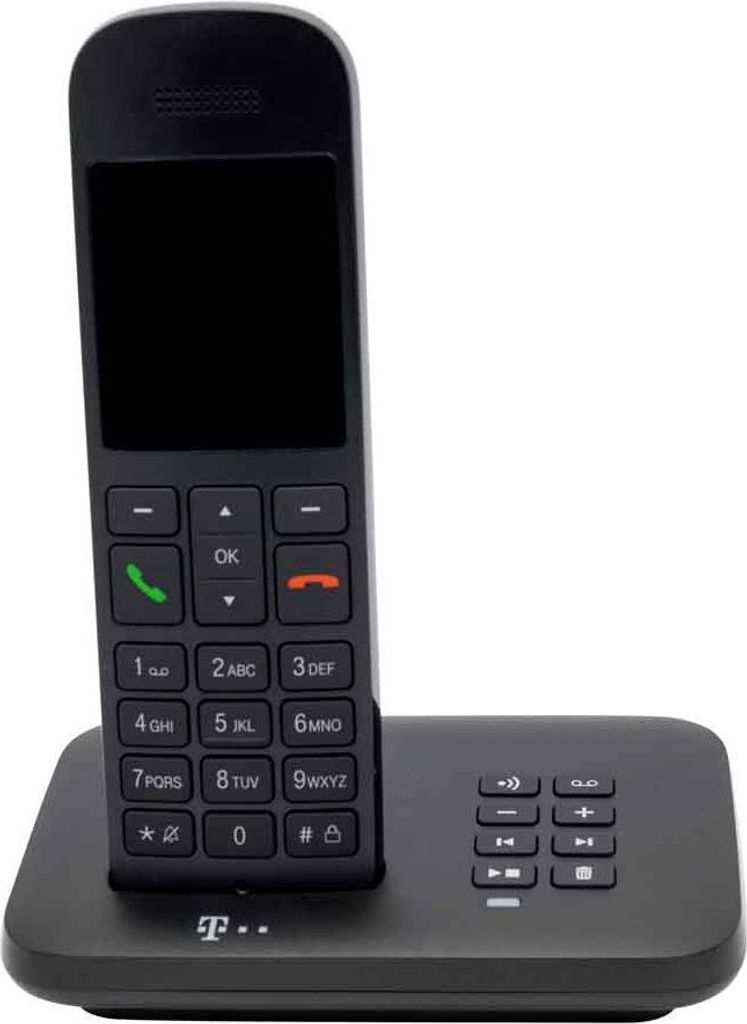 Telefon bezprzewodowy Telekom Sinus A12 z automatyczną Zdjęcie produktu 