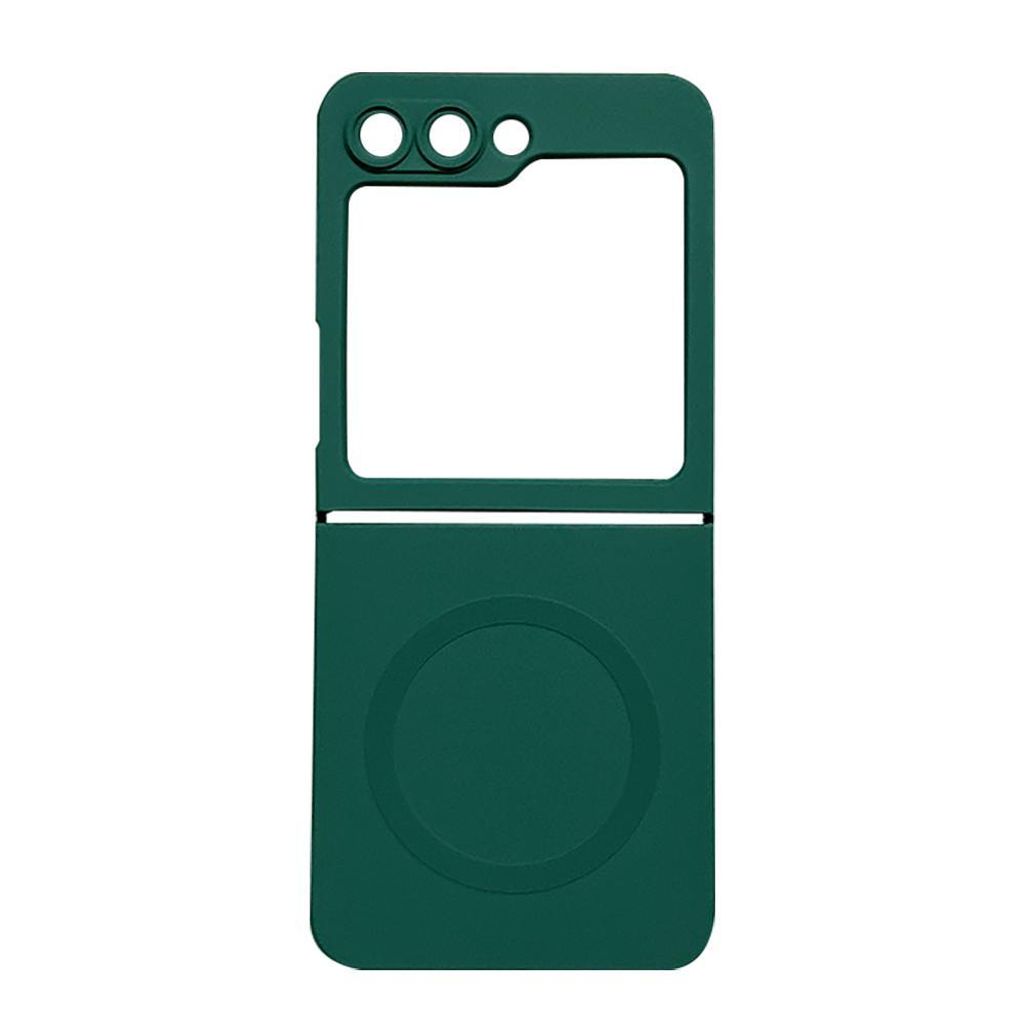 Stravo Schutzhülle für Samsung Galaxy Z Flip 6 – Silikonhülle mit MagSafe – Schlank & leicht – Stoßfest – Anti-Fingerprint – Grün
