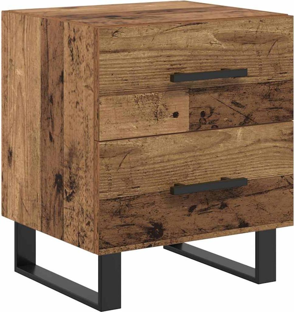 Nachttisch Altholz 40 x 35 x 47,5 cm Holzwerkstoff