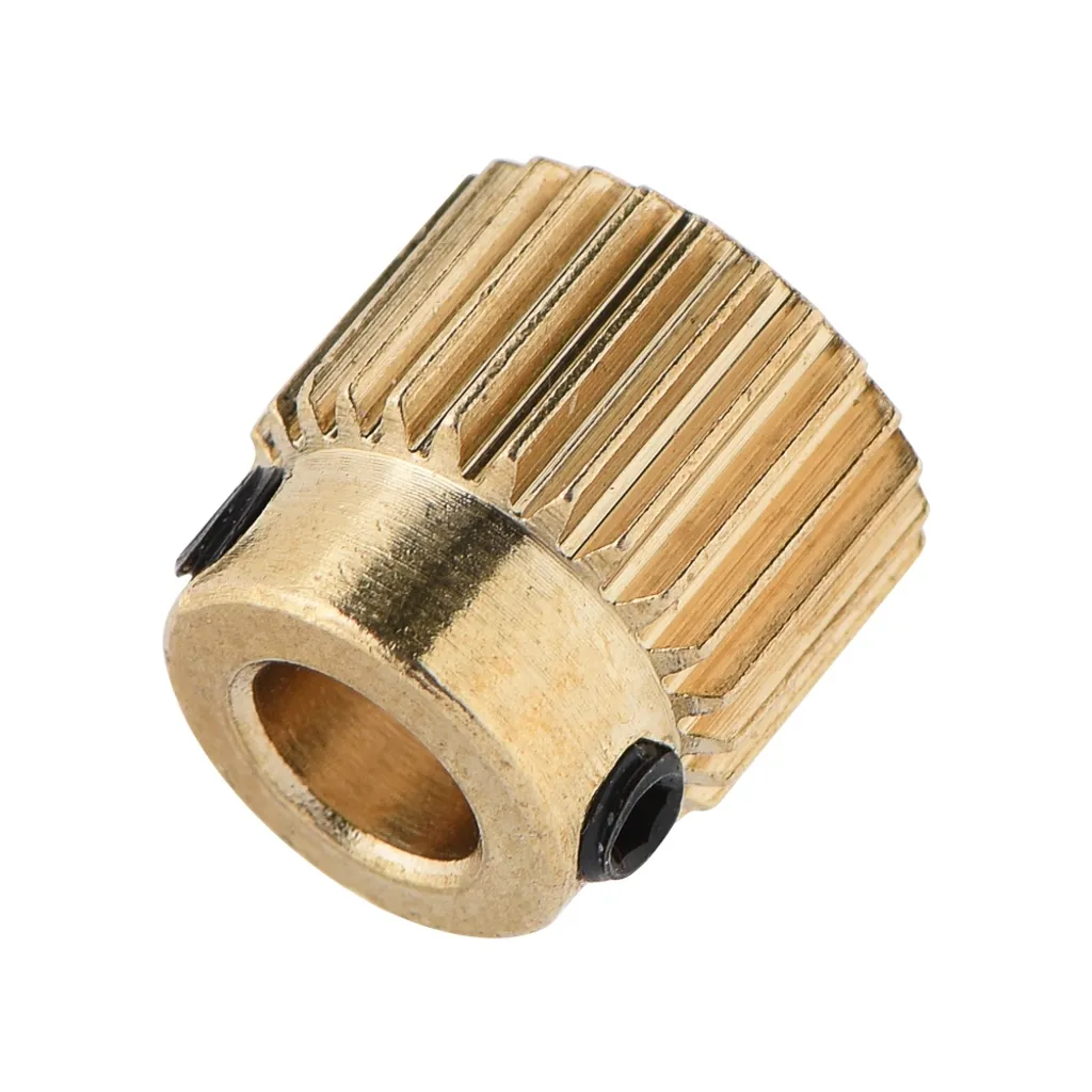 Roue dentée extrusion laiton anti sous-extrusion MK8 MK7 - Pack 10