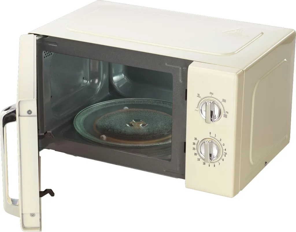 Micro-ondes rétro idéal pour réchauffer et décongeler rapidement 20L - 8